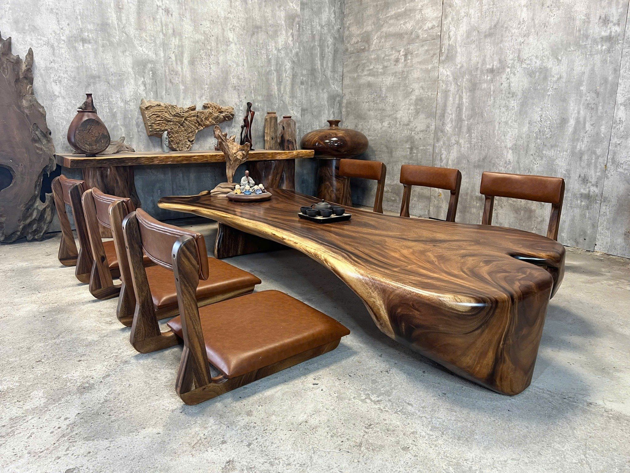 BÀN TRÀ 230 x 66-89 x 75 cm