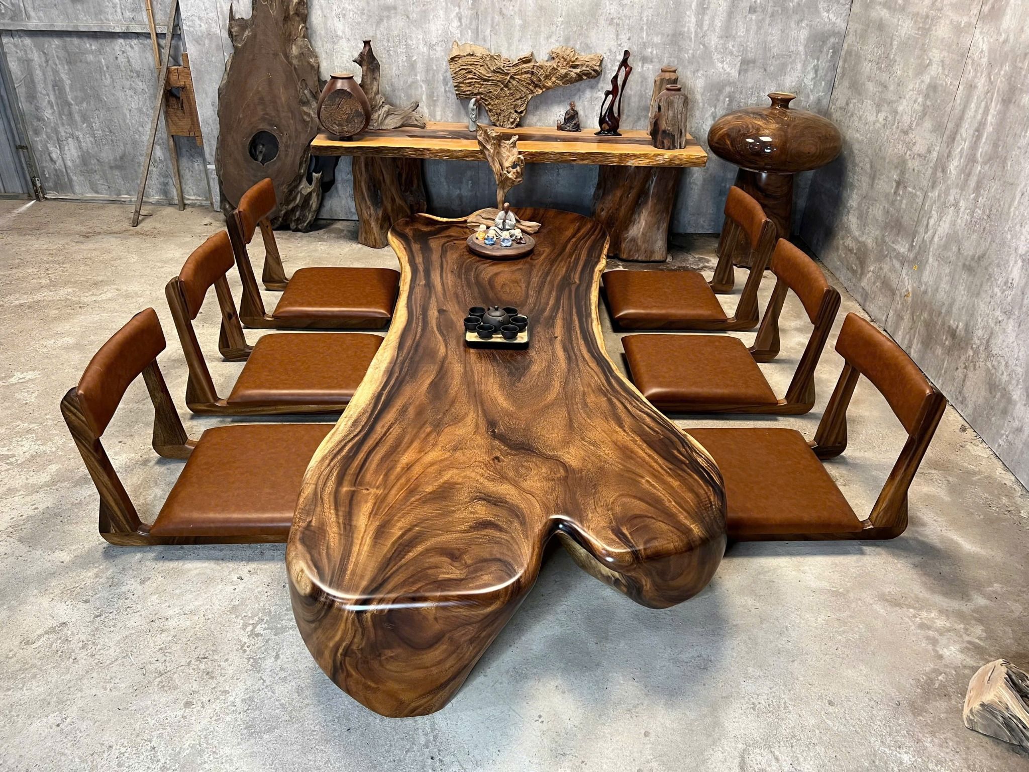 BÀN TRÀ 230 x 66-89 x 75 cm