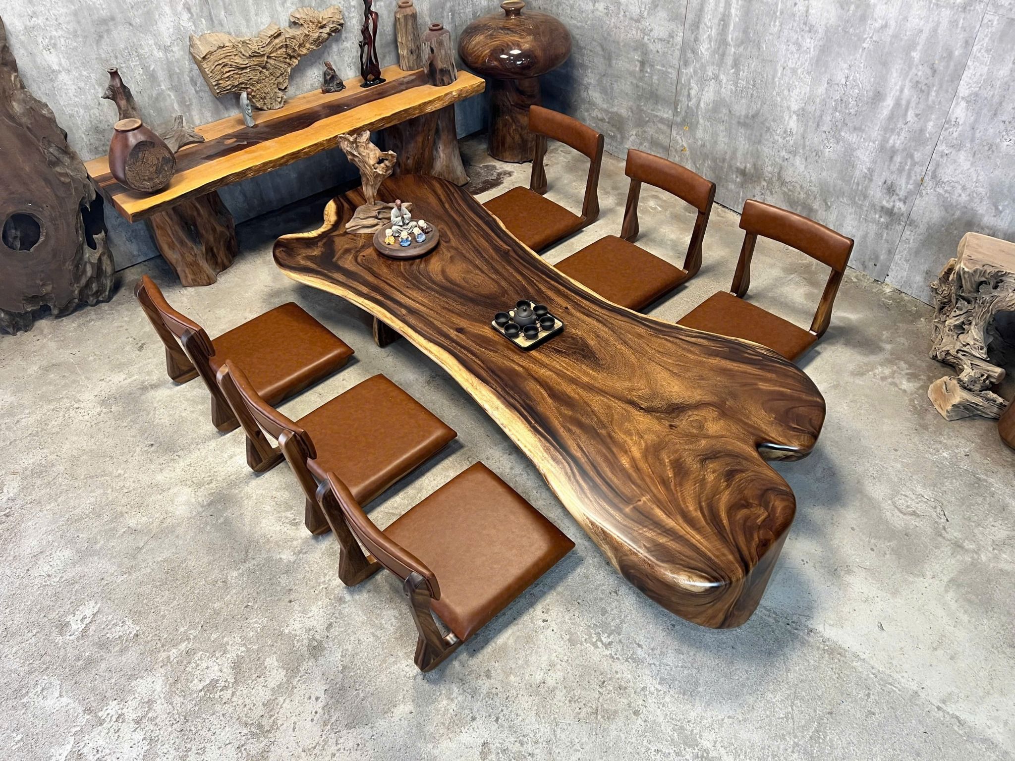 BÀN TRÀ 230 x 66-89 x 75 cm