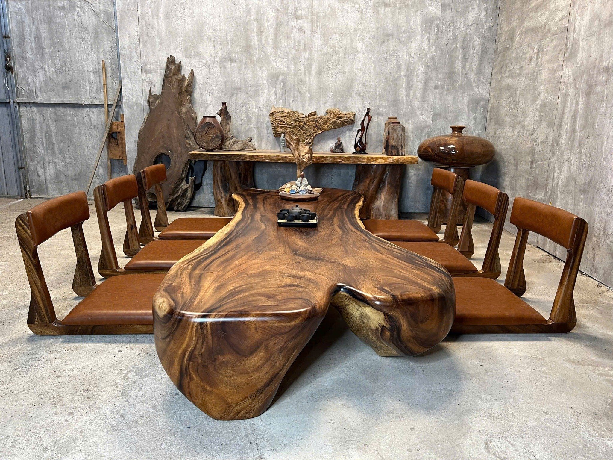 BÀN TRÀ 230 x 66-89 x 75 cm