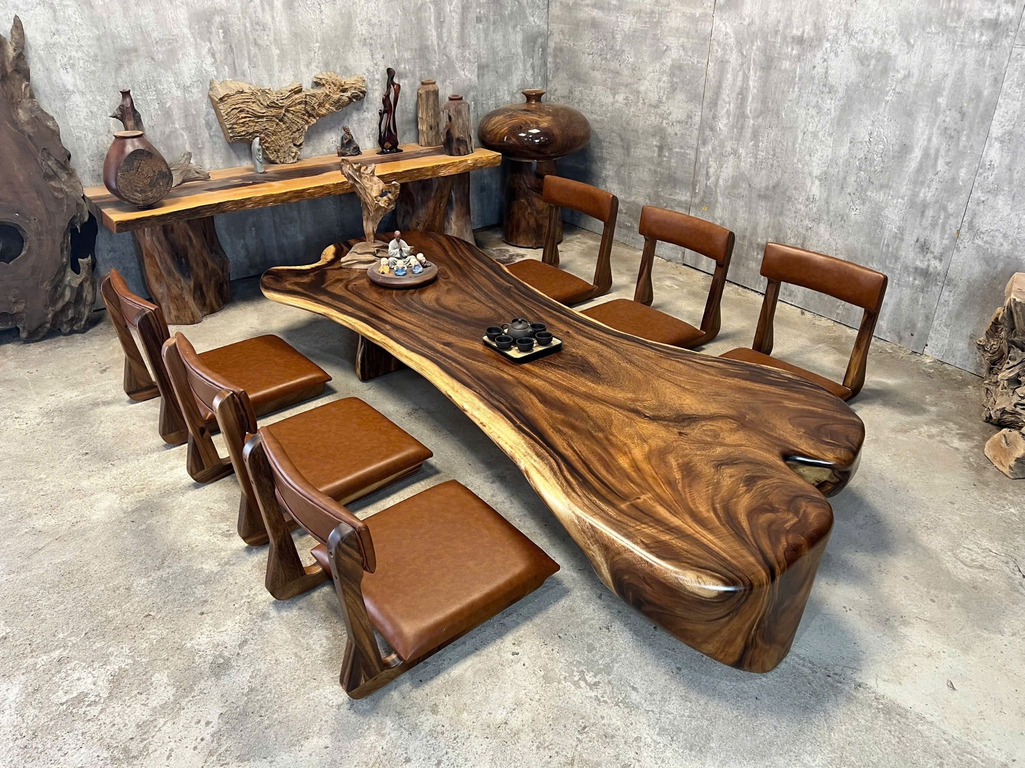 BÀN TRÀ 230 x 66-89 x 75 cm