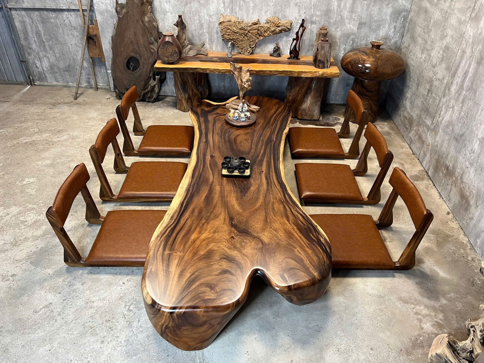 BÀN TRÀ 230 x 66-89 x 75 cm