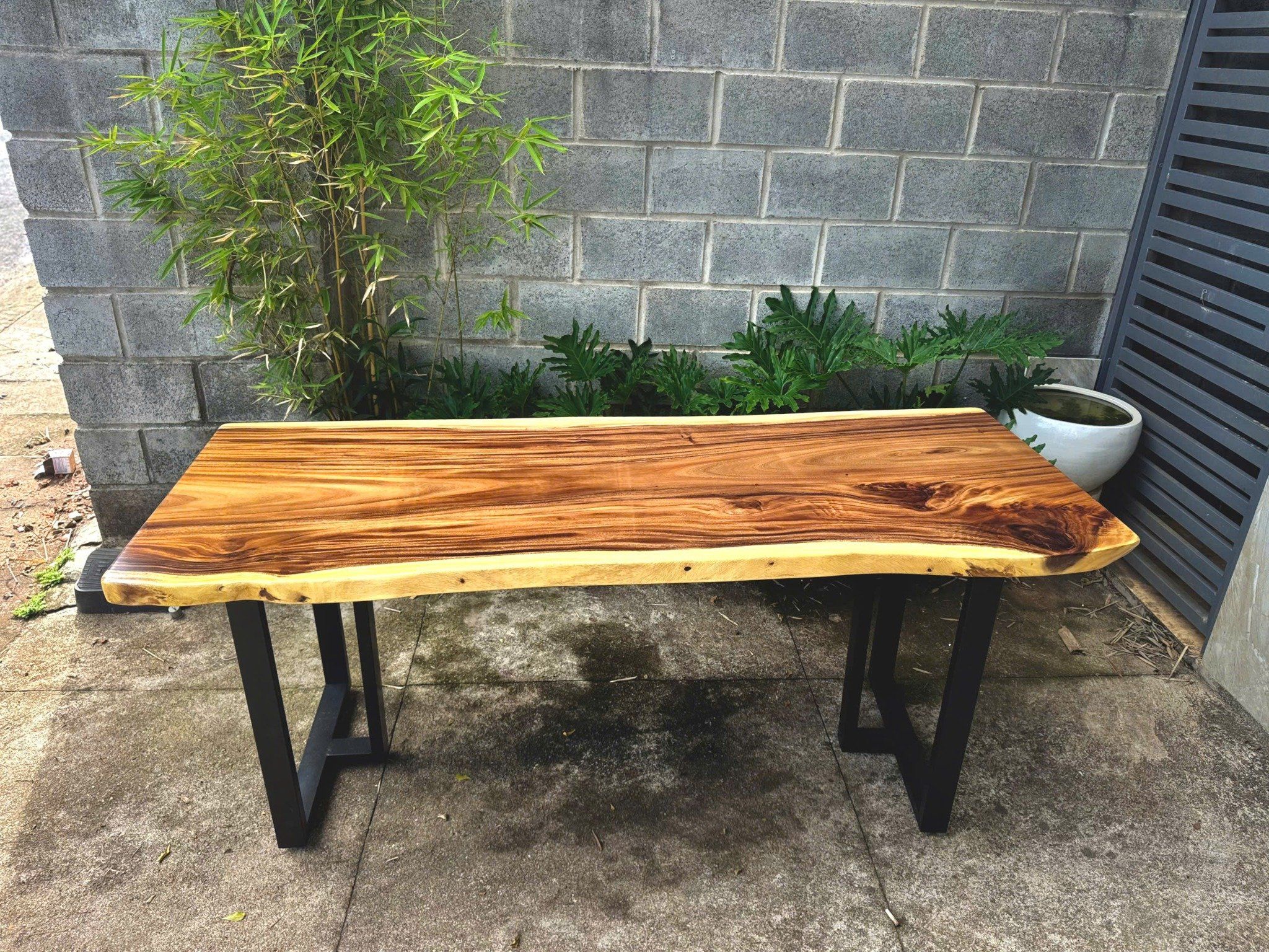 BÀN GỖ ME TÂY 190 x 70-75 x 5 cm