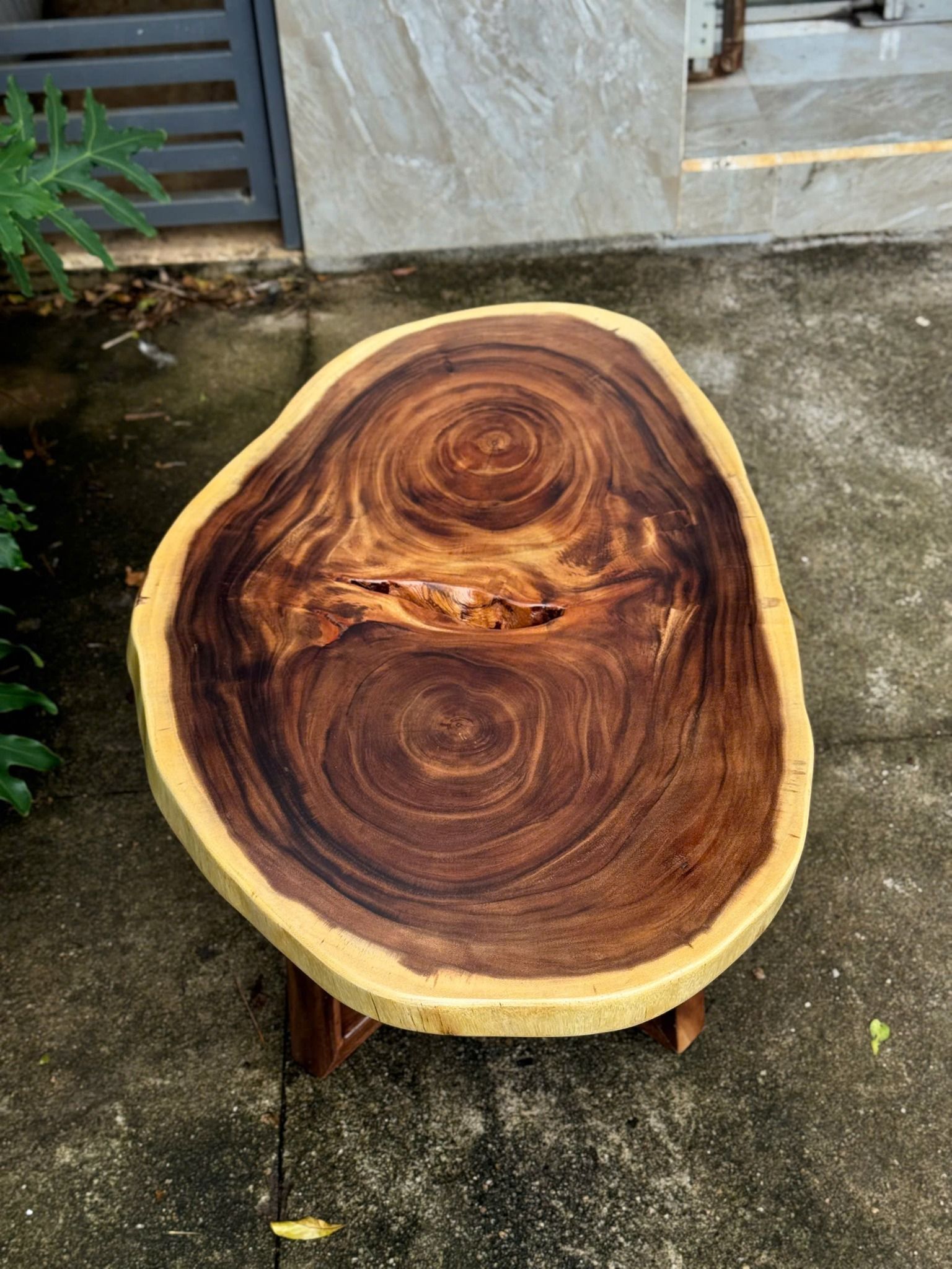 BÀN GỖ ME TÂY 90 x 64 x 5 cm