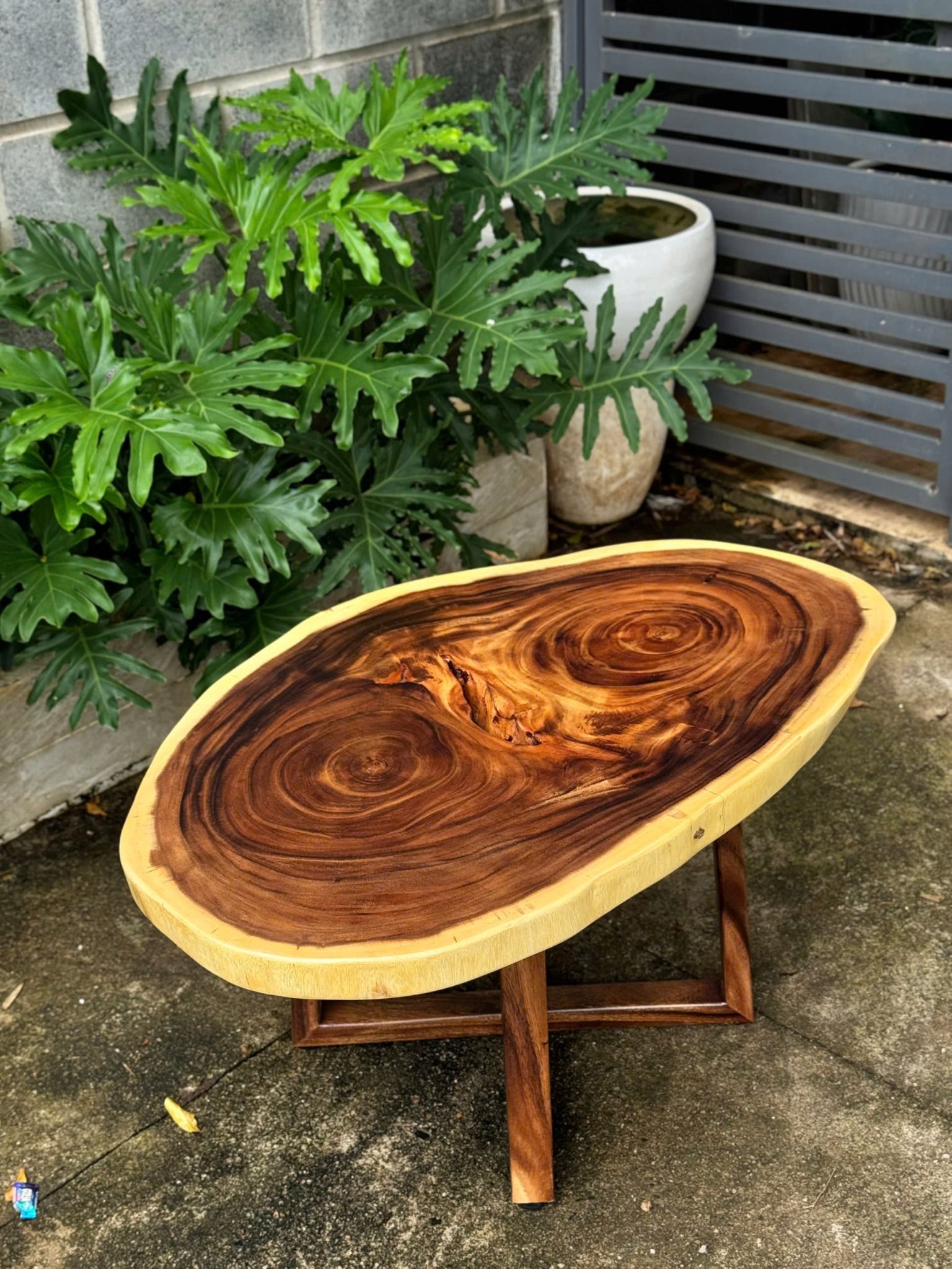BÀN GỖ ME TÂY 90 x 64 x 5 cm