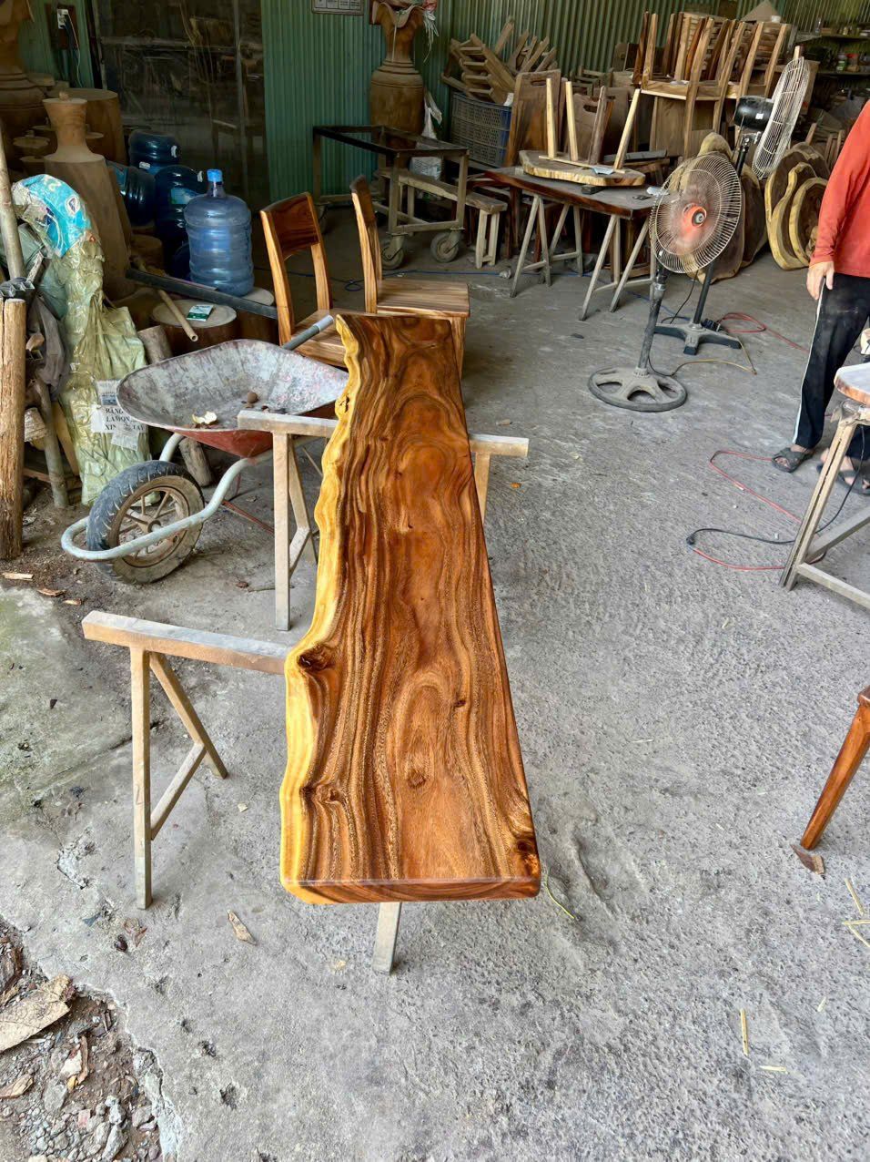 BĂNG GHẾ GỖ ME TÂY