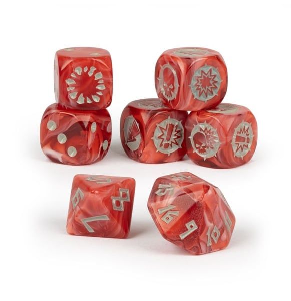  Blood Bowl Ogre Team Dice Set 