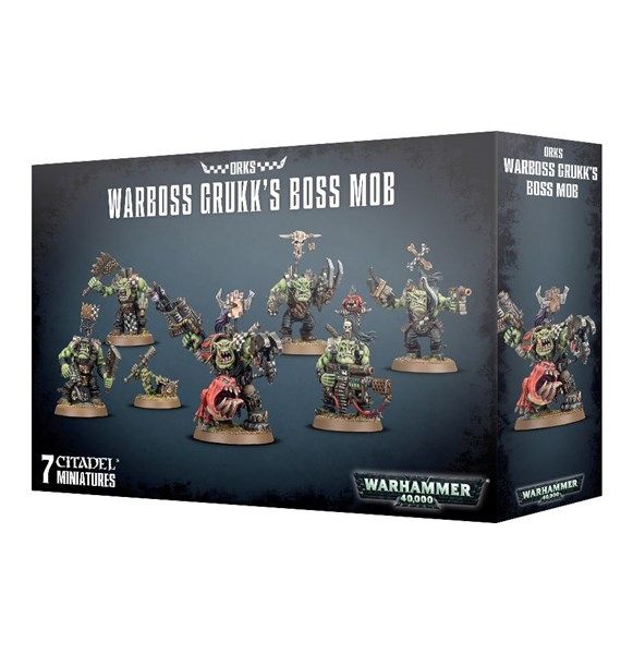  ORKS WARBOSS GRUKK'S BOSS MOB 