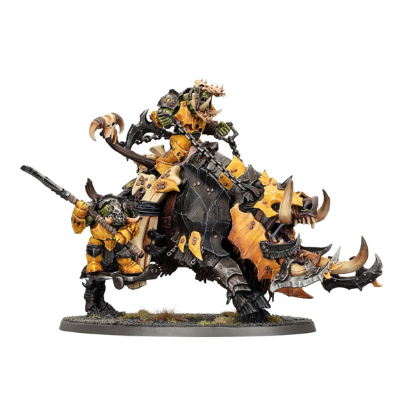  ORRUK WARCLANS: TUSKBOSS ON MAW-GRUNTA 