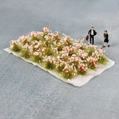  Modeling Tuft - bụi cây hoa cho miniature 