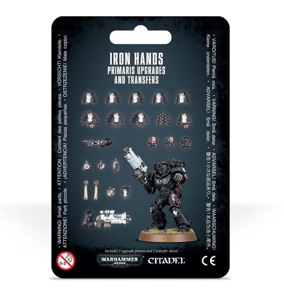  IRON HANDS PRIMARIS UPGRADES TRANSFERS 