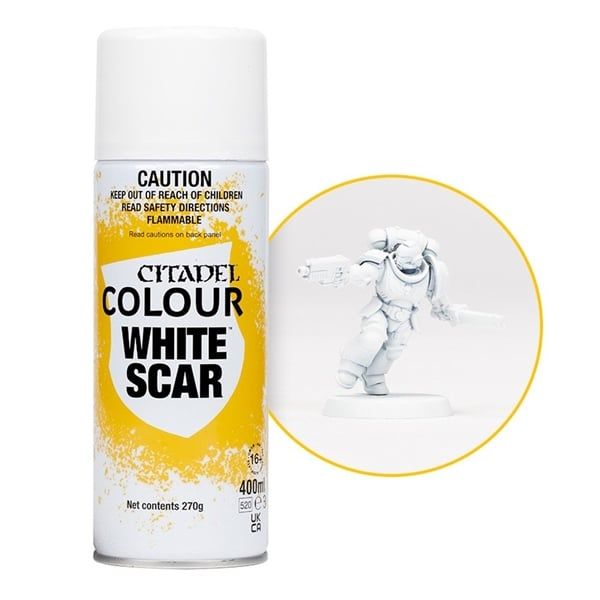 White Scar Spray can