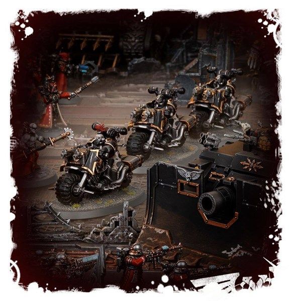  CHAOS SPACE MARINES BIKERS 