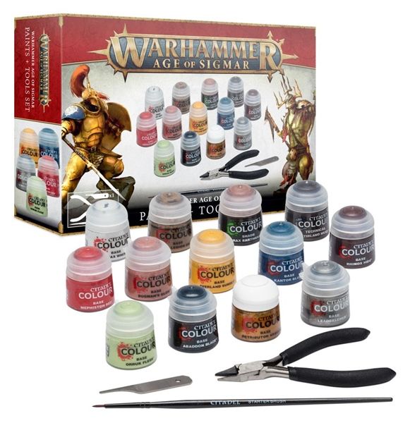  AGE OF SIGMAR PAINTS+TOOLS 