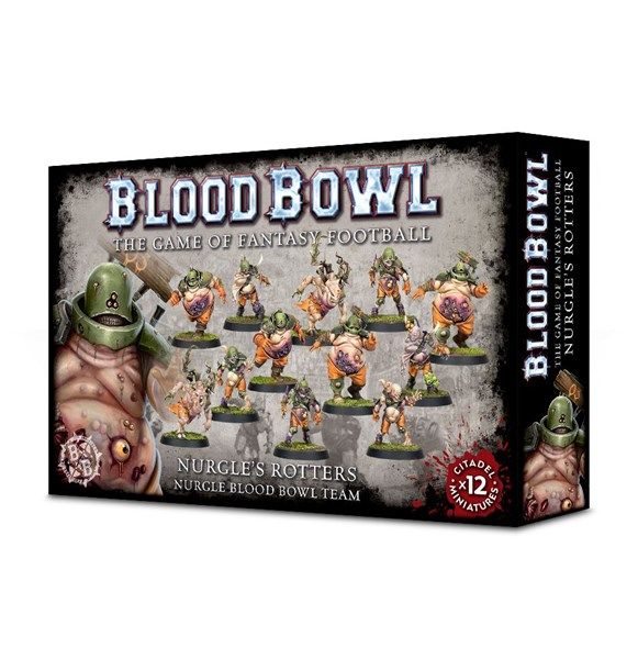  BLOOD BOWL: NURGLE'S ROTTERS TEAM 