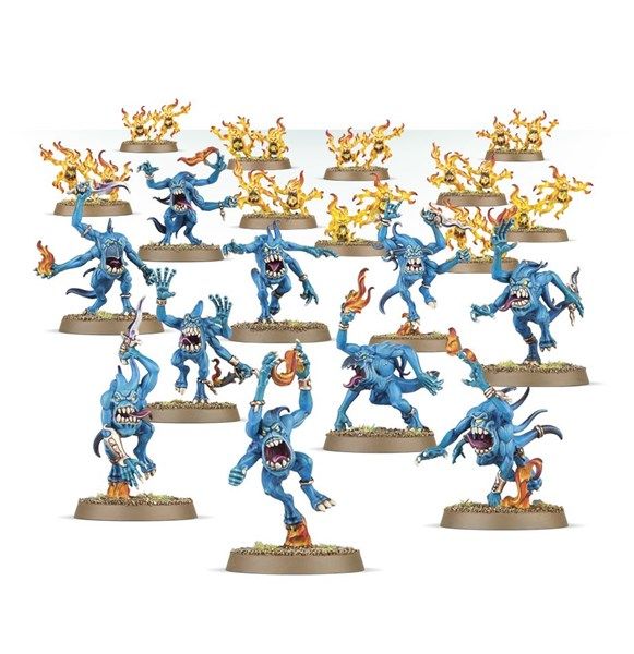 DAEMONS OF TZEENTCH BLUE HORRORS