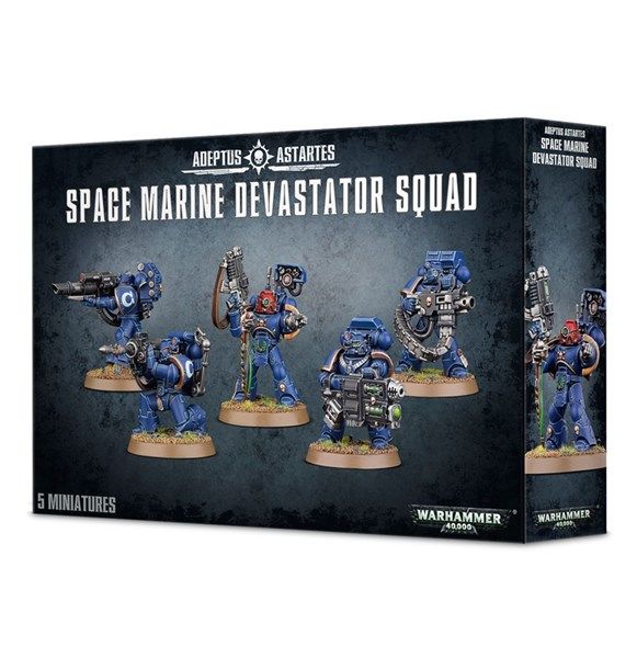 SPACE MARINES DEVASTATOR SQUAD