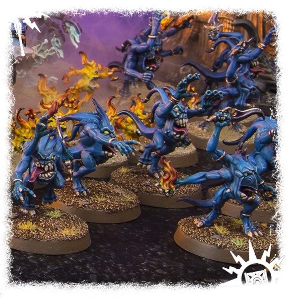 DAEMONS OF TZEENTCH BLUE HORRORS