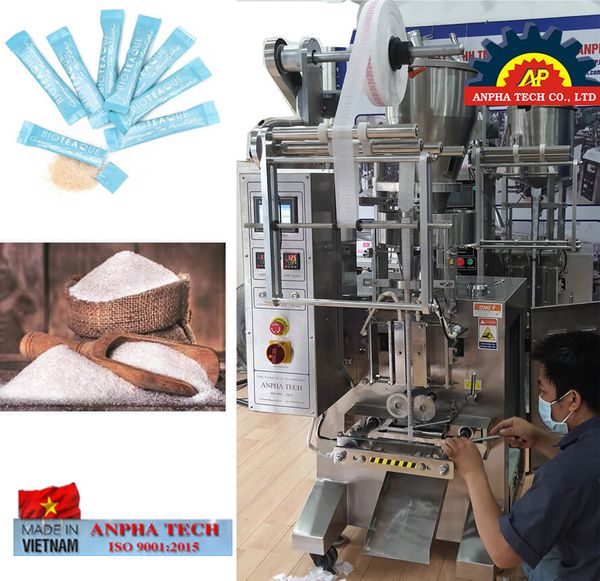 Máy đóng gói đường que Anpha Tech ISO 9001:2015 Made In Vietnam