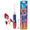 BRUSH-BABY BÀN CHẢI ĐIỆN SÓNG ÂM KIDZSONIC DÙNG PIN CÓ ĐÈN, DỄ DÀNG LÀM SẠCH RĂNG AN TOÀN VÀ HIỆU QUẢ CHO BÉ (TỪ 3 TUỔI)