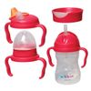 B.BOX BỘ BÌNH NƯỚC 4 NẮP THAY THẾ TIỆN DỤNG CHO 4 GIAI ĐOẠN PHÁT TRIỂN CỦA BÉ 240ML