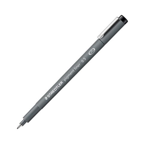 Bút Vẽ Kỹ Thuật Staedtler 308 05 0.5mm Màu Đen (Bút Dạ Kim Số)