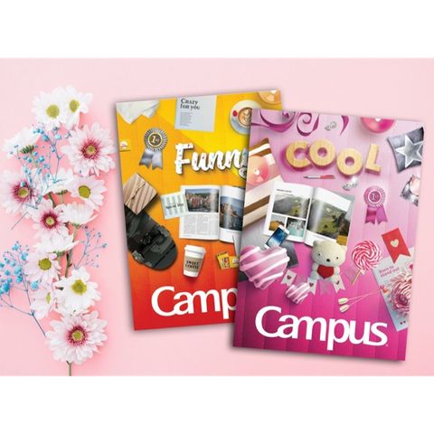 Vở Campus Gift 200 Trang (Dòng kẻ ngang) - Mua 5 quyển tặng bút nhớ dòng