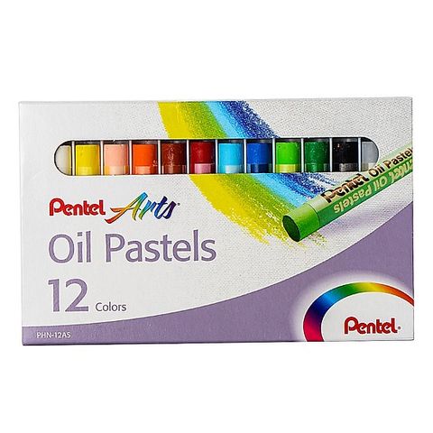 [SIÊU RẺ - CHÍNH HÃNG] Sáp dầu 12 màu Pentel PHN-12