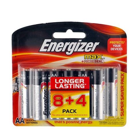 [Chính Hãng] Vỉ 12 viên Pin đũa Energizer AAA (Nhập Khẩu Độc Quyền Bởi DKSH Việt Nam)