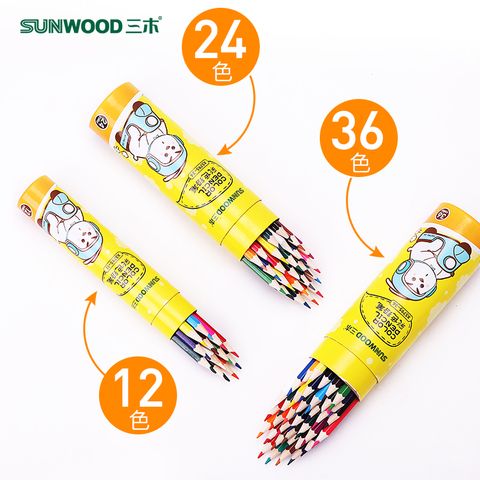 Bút chì màu 12 màu Sunwood X5795-12