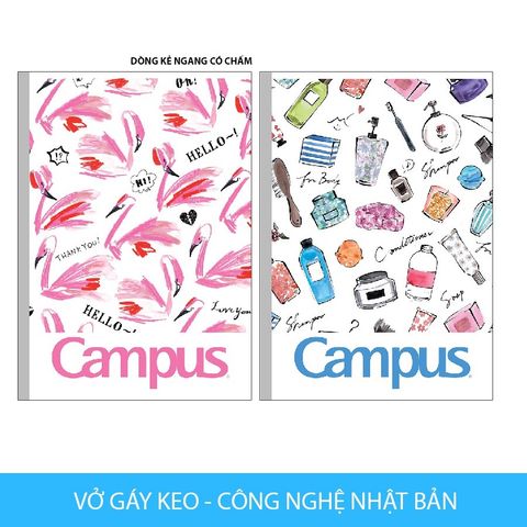 [CHÍNH HÃNG - GIÁ GỐC] Vở A4 Campus Classy 200 trang - dòng kẻ ngang có chấm