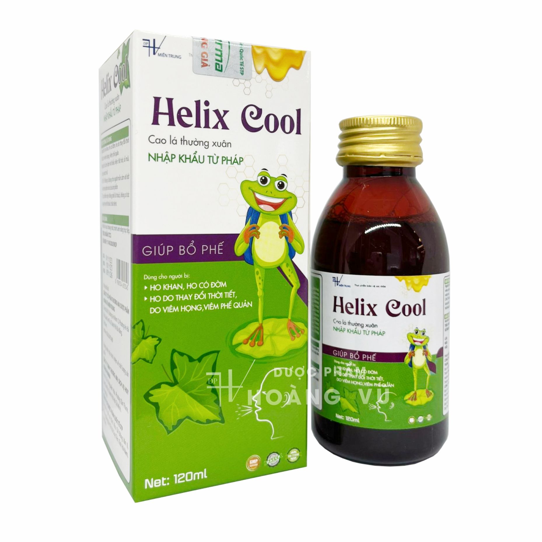 Siro ho HELIX COOL (Chai 100ml)