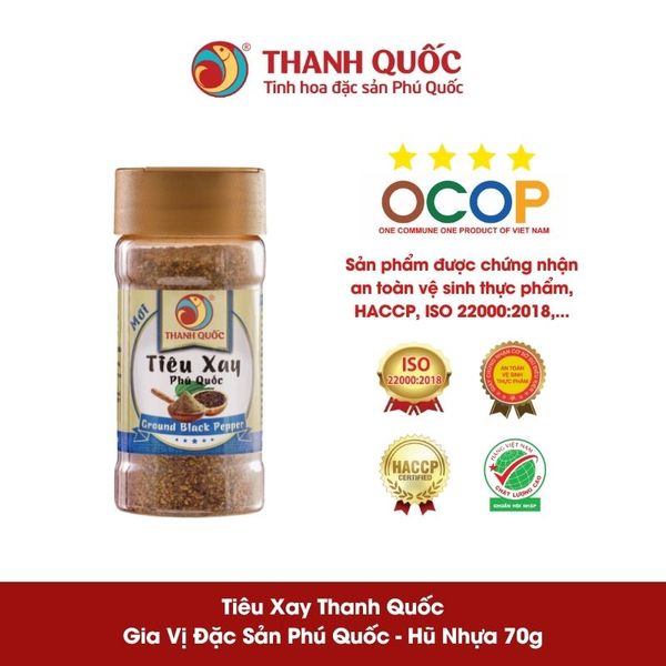 Tiêu Xay Phú Quốc - Thanh Quốc 70g