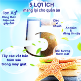  Hộp Vệ Sinh Máy Giặt Mao Bao chứa Ion Bạc Ag+ 306g + Hộp Bột Tẩy Quần Áo Thiên Nhiên Mao Bao Baking soda 12gx5 gói 