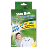  Combo: Nước Giặt Baking Soda Mao Bao 2Kg + Bột Tẩy Quần Áo Thiên Nhiên Mao Bao 12g x 5 gói 