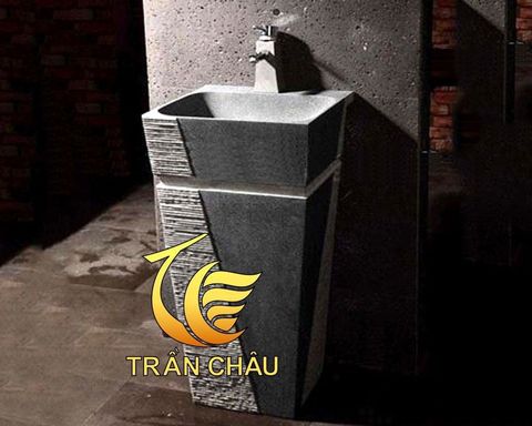 Lavabo Đứng Đá Trắng Cao Cấp