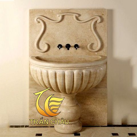 Lavabo Đá Liền Khối Cao Cấp