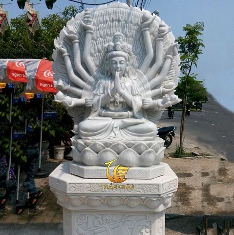 Tượng Phật Thiên Thủ Thiên Nhãn Đá Nguyên Khối