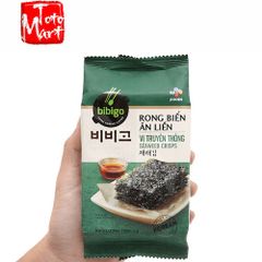 Rong biển ăn liền Bibigo lốc 3 gói (12g)