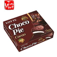 Bánh Chocopie Lotte Hàn Quốc vị ca cao (12 cái)