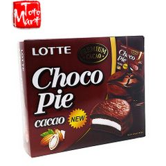 Bánh Chocopie Lotte Hàn Quốc vị ca cao (12 cái)