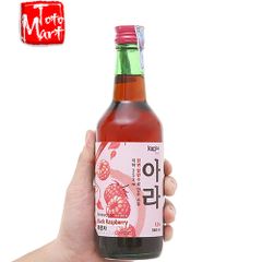 Rượu soju Korice - vị phúc bồn tử (360ml)