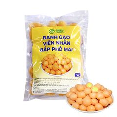 Bánh gạo tokbokki viên nhân bắp phô mai (500g)