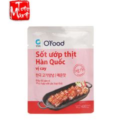 Sốt ướp thịt Hàn Quốc vị cay O'Food (80g)