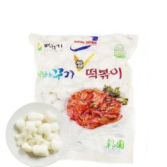 Bánh gạo tokbokki hình tim sao (500g)