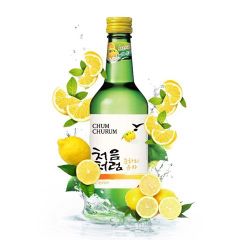 Rượu soju Chum Churum - vị chanh (360ml)