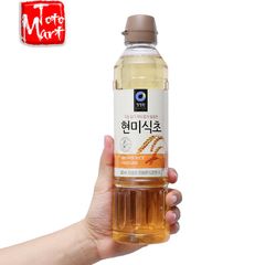 Giấm gạo lứt Chungjungone (500ml)