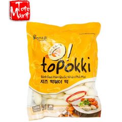 Bánh gạo tokbokki nhân phô mai (500g)