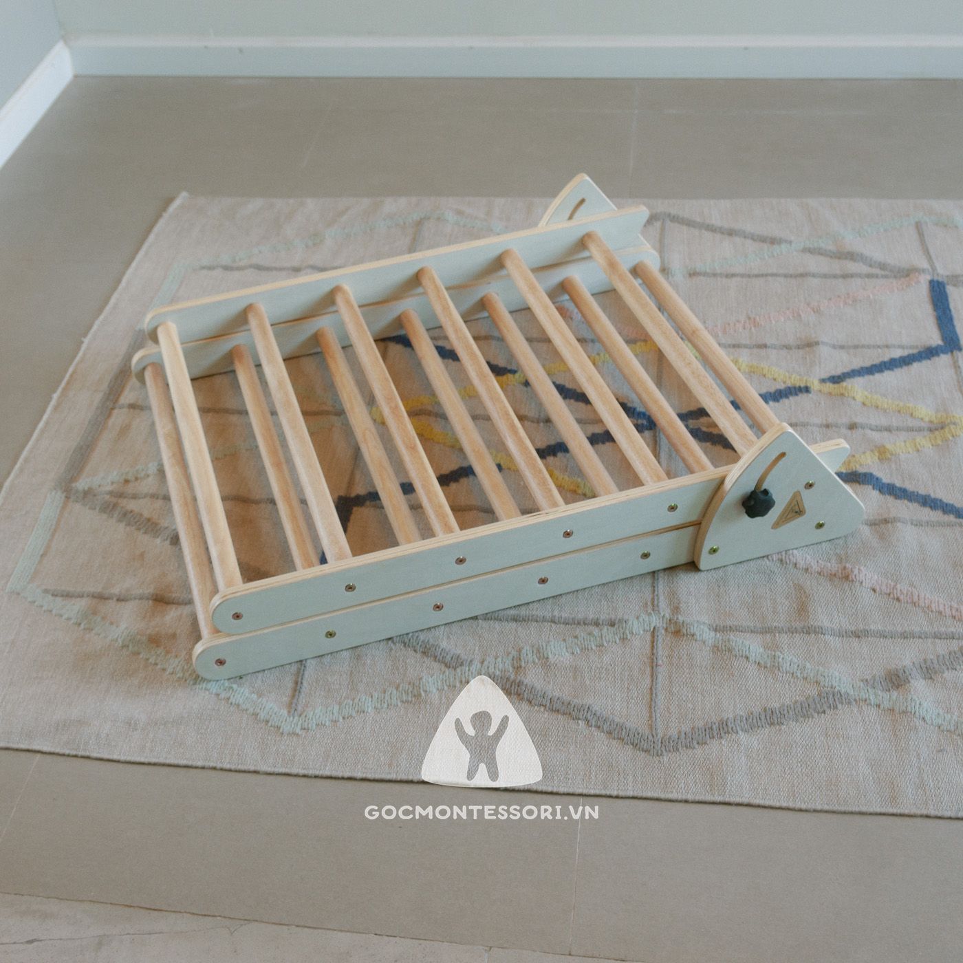 COMBO Foldable Pikler with Climbing Ramp 95cm