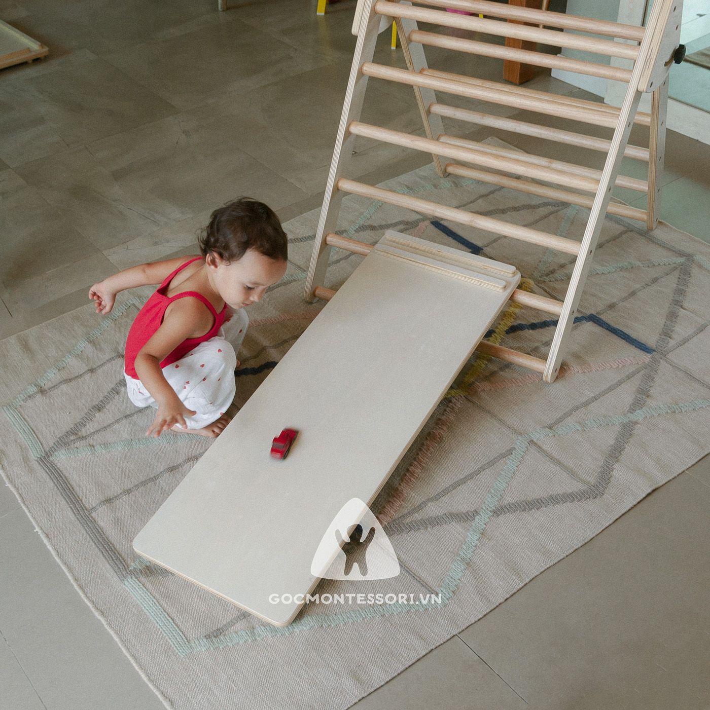 Tấm trèo kiêm Cầu trượt - 95cm
